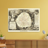 森林の境界 キャンバスプリント (インサイチュ (リビング))