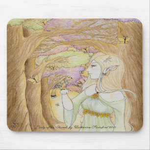「森林の女性」mousepad マウスパッド