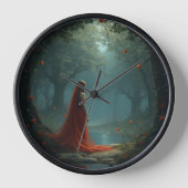 森林の女神 壁時計 (正面)