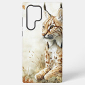 森林の山猫 野生 自然 SAMSUNG GALAXYケース (裏面)