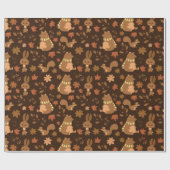 森林の揺れ ラッピングペーパー (フラット)