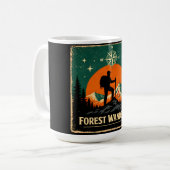森林の放浪者 - 古代の森の自然探検家 コーヒーマグカップ (正面左)