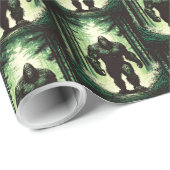森林の散歩のために大きな足2 ラッピングペーパー (ロールコーナー)