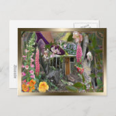 森林の散歩 ポストカード (正面/裏面)