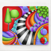 森林の旅 マウスパッド (正面)