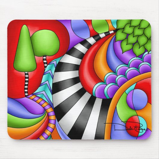 森林の旅 マウスパッド (正面)