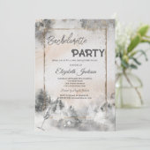 森林の木々と独身最後の夜   招待状 (スタンド正面)