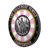 森林の標的にワイルドグリズリー ダーツボード (正面右)