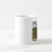 森林の歩行 コーヒーマグカップ (中央)