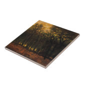 森林の火災（Laszlo Mednyanszky著） タイル (側面)