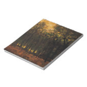 森林の火災（Laszlo Mednyanszky著） ノートパッド (回転)