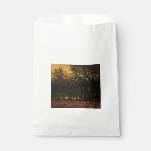 森林の火災(Laszlo Mednyanszky著) フェイバーバッグ (正面)