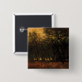 森林の火災（Laszlo Mednyanszky著） 缶バッジ (正面&裏面)