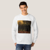 森林の火災（Laszlo Mednyanszky著） Tシャツ (正面フル)