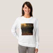 森林の火災（Laszlo Mednyanszky著） Tシャツ (正面フル)