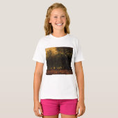 森林の火災（Laszlo Mednyanszky著） Tシャツ (正面フル)