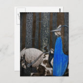 森林の王子そしてTomte (格言) ポストカード (正面/裏面)