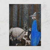 森林の王子そしてTomte (格言) ポストカード (正面)