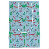 森林の生物 ミディアムペーパーバッグ (裏面)