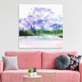 森林の瞑想 |キャンバス印刷 キャンバスプリント (インサイチュ (リビング))