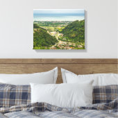 森林の空中写真 キャンバスプリント (インサイチュ (寝室))