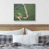 森林の空中写真 キャンバスプリント (インサイチュ (寝室))