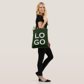 森林の緑の会社カスタムまたはビジネスのロゴ トートバッグ (モデル)