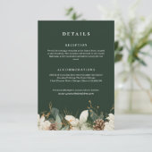 森林の緑の水結婚色の情報 エンクロージャーカード (スタンド正面)