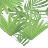 森林の緑の離れ熱帯緑のヤシ ミディアムテーブルランナー (コーナー)