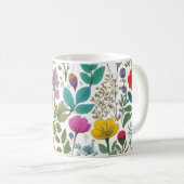 森林の花々 コーヒーマグカップ (正面右)