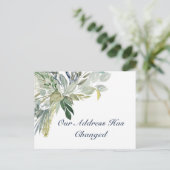 森林の葉の住所の変化 ポストカード (スタンド正面)