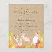 森林の赤ちゃんシャワーの予算ウッドランドの友人 (正面)