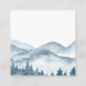 森林の赤ん坊シャワー瓶のゲームの数 エンクロージャーカード (裏面)