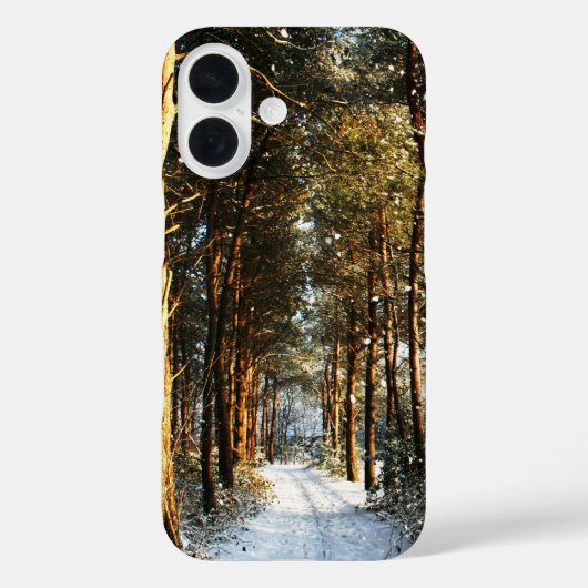 森林の雪のシーンiphcnm Case-Mate iPhoneケース (裏面)