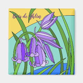 森林の青い鐘 マグネット