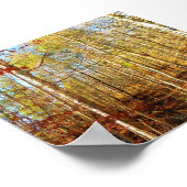 森林の風景 ポスター (角)