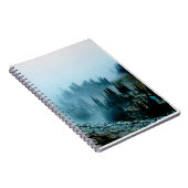 森林の風景、自然の木、アルプス、森林の木 ノートブック (右側)