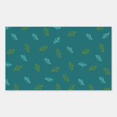 森林の香り 長方形シール (正面)