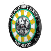 森林の鹿のターゲットアート ダーツボード (正面右)