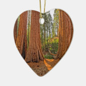 森林の（昆虫）オオカバマダラ、モナーク セラミックオーナメント (左)