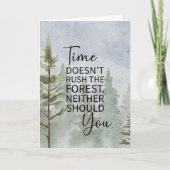 森林をテーマにしたカード - 自然のインスピレーション カード (正面)