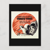 森林を征服する別の敵がヴィンテージ ポストカード (正面)