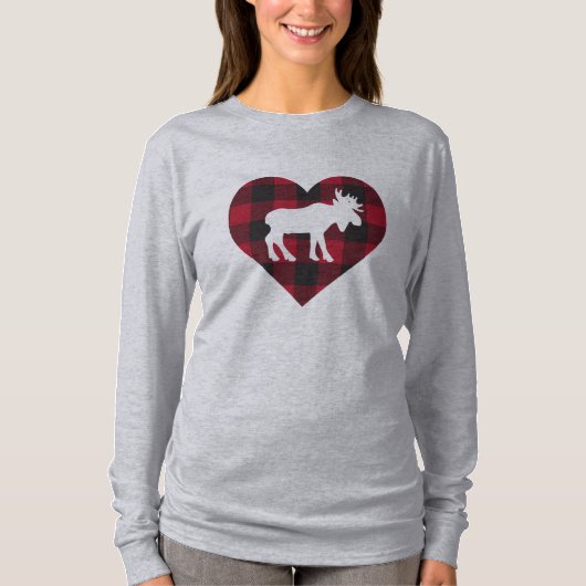 森林アメリカヘラジカのTシャツ Tシャツ (正面)