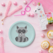 森林アライグマ ペーパープレート (パーティー)