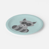 森林アライグマ ペーパープレート (アングル)