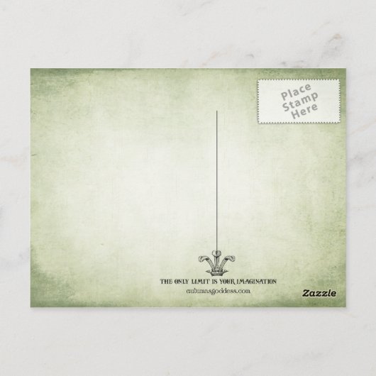 森林インの郵便はがき ポストカード (裏面)