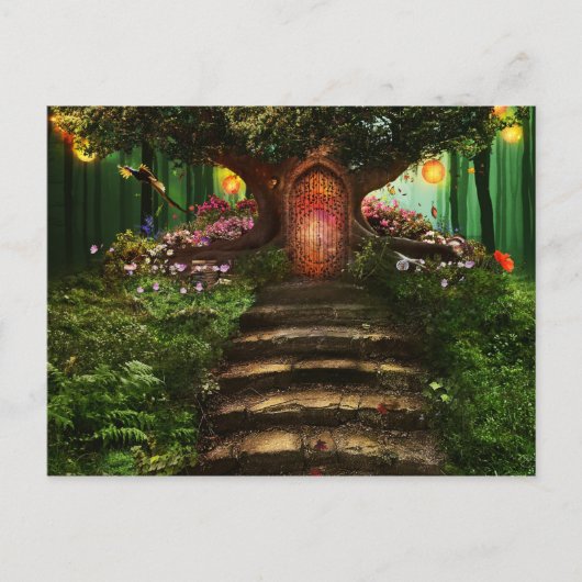 森林インの郵便はがき ポストカード (正面)