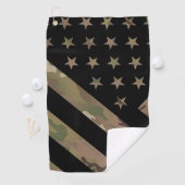 森林カムフラージュIの旗 ゴルフタオル (インサイチュ)