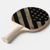 森林カムフラージュIの旗 卓球ラケット (正面アングル)