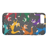 森林カラフルでかわいい孤の箱 Case-Mate iPhoneケース (裏面(横))